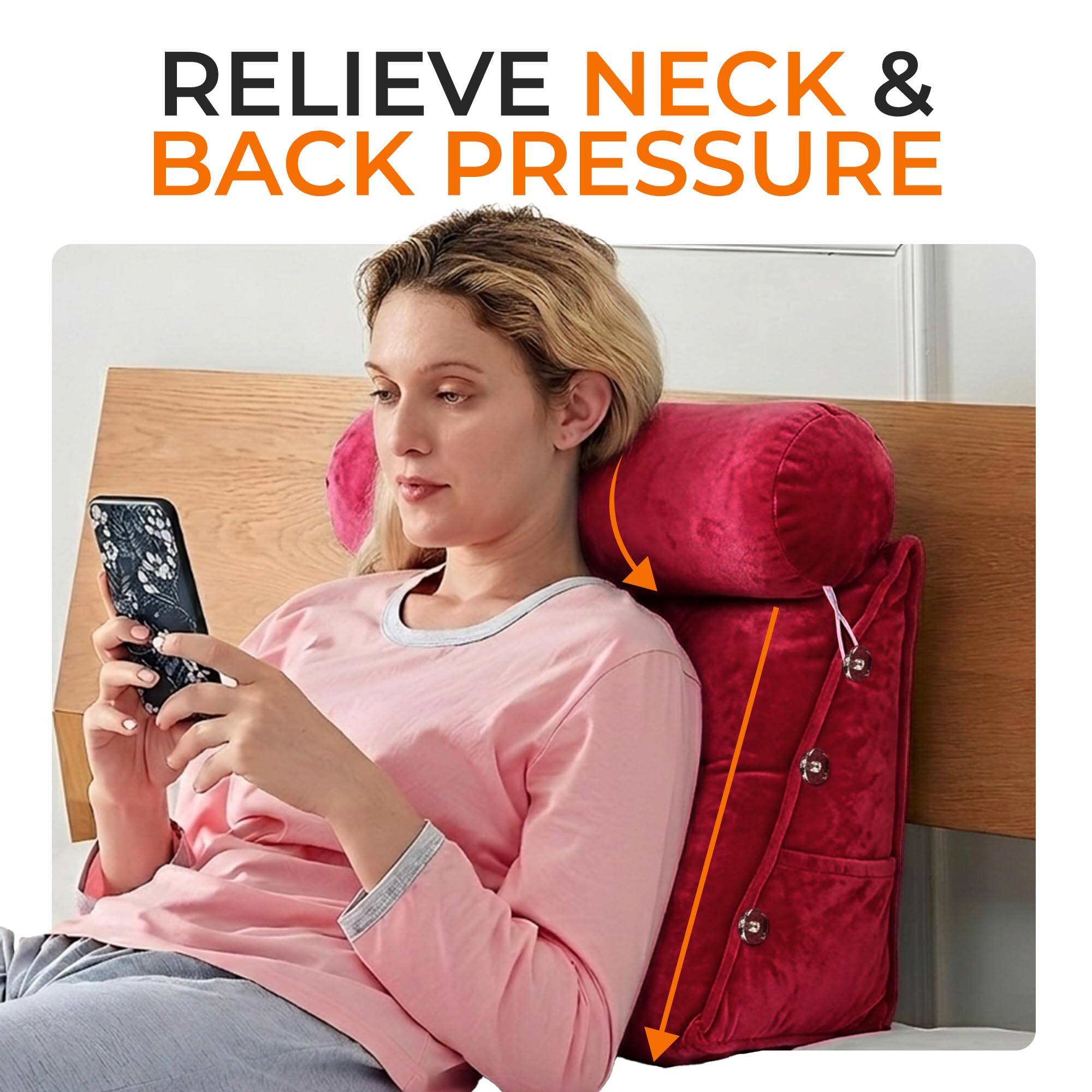 RELIEVE NECK & BACK PRESSURE