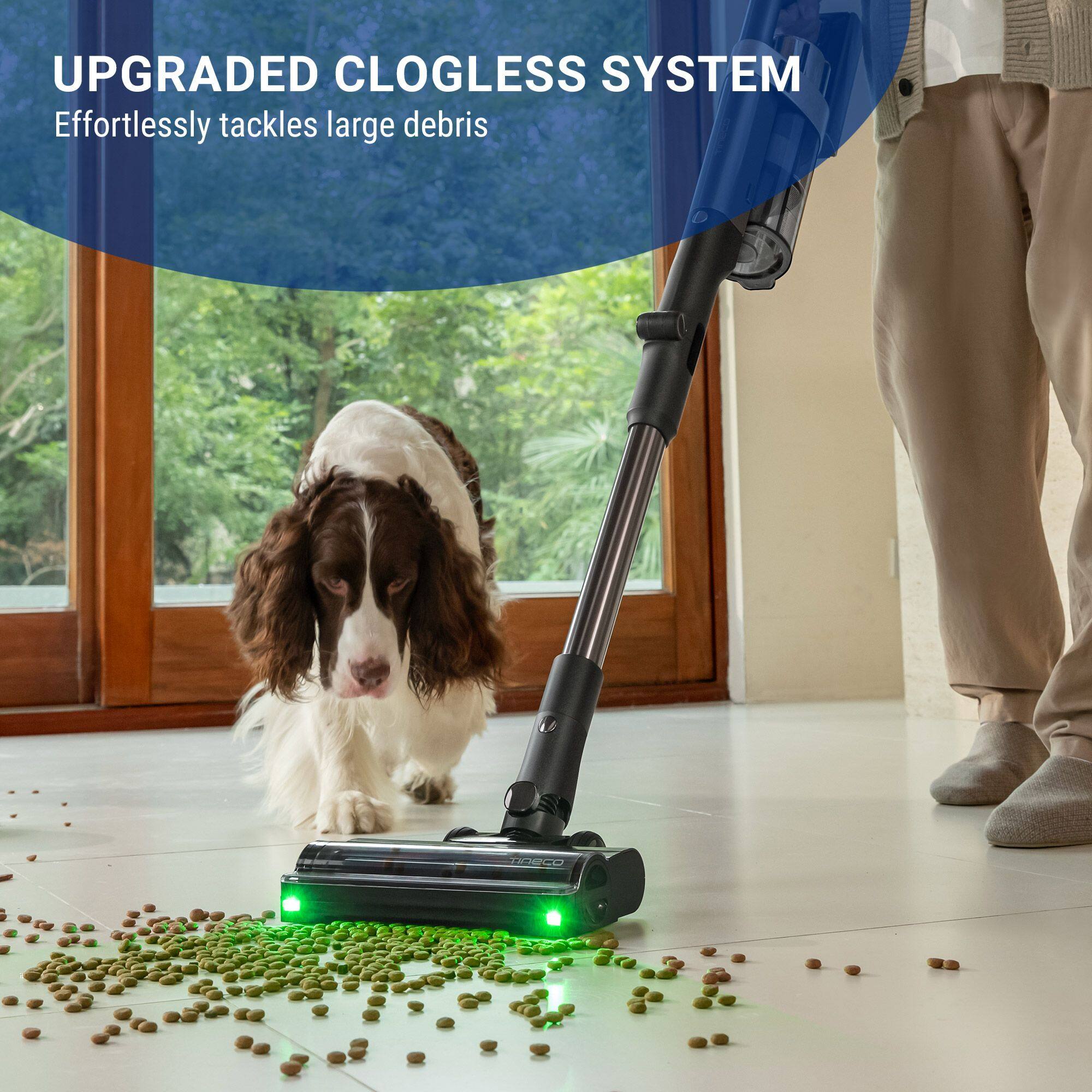 UPGRADED CLOGLESS SYSTEM  
Effortlessly tackles large debris