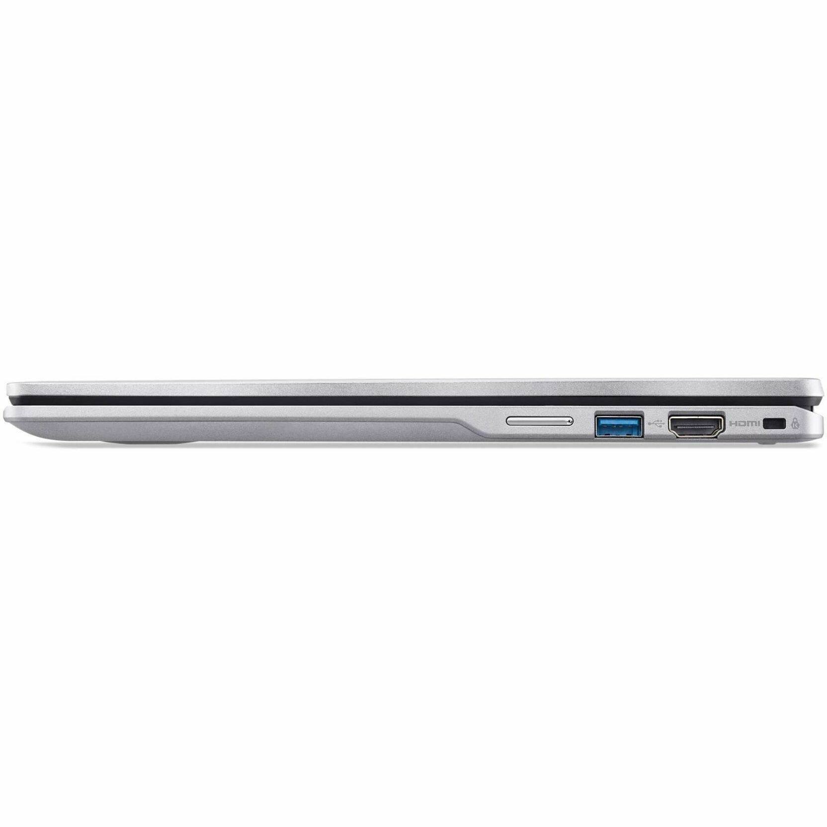 Alt View 7. Acer - Acer Chromebook Spin 314 CP314-2HN CP314-2HN-39K7 14" Touchscreen Convertible 2 in 1 Chromebook - WUXGA - Intel Core i3 - Silver.