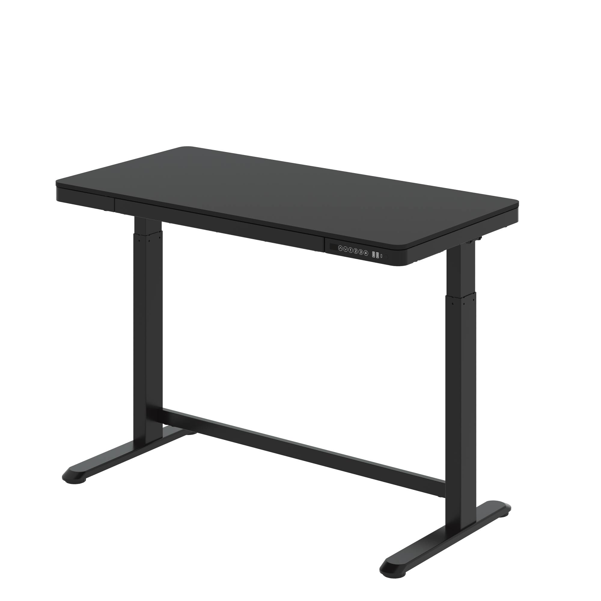 Alt View 7. FlexiSpot - FlexiSpot EW8 Electric 48"W Electric Height-Adjustable Standing Desk, Black - Black.