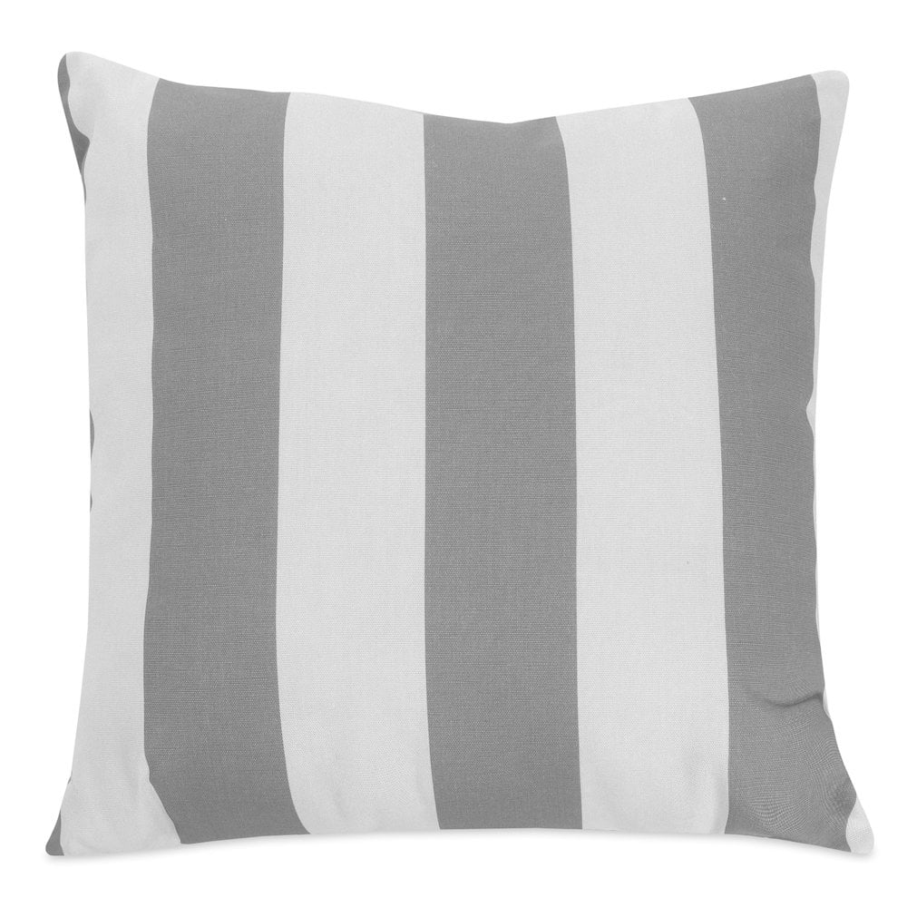 Majestic Home - Pillow 20x20 Vertical Stripe - Gray