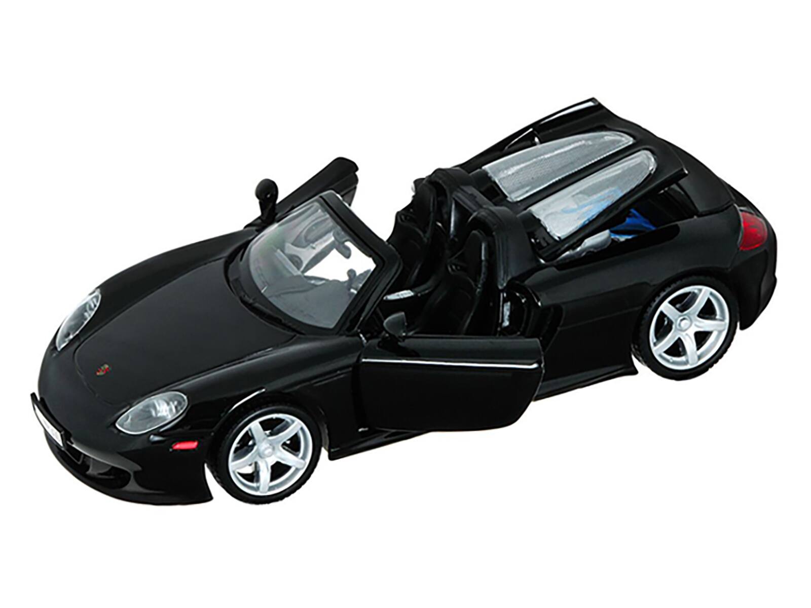 Alt View 1. Motormax - Porsche Carrera GT Black 1/24 Diecast Car Model by Motormax.