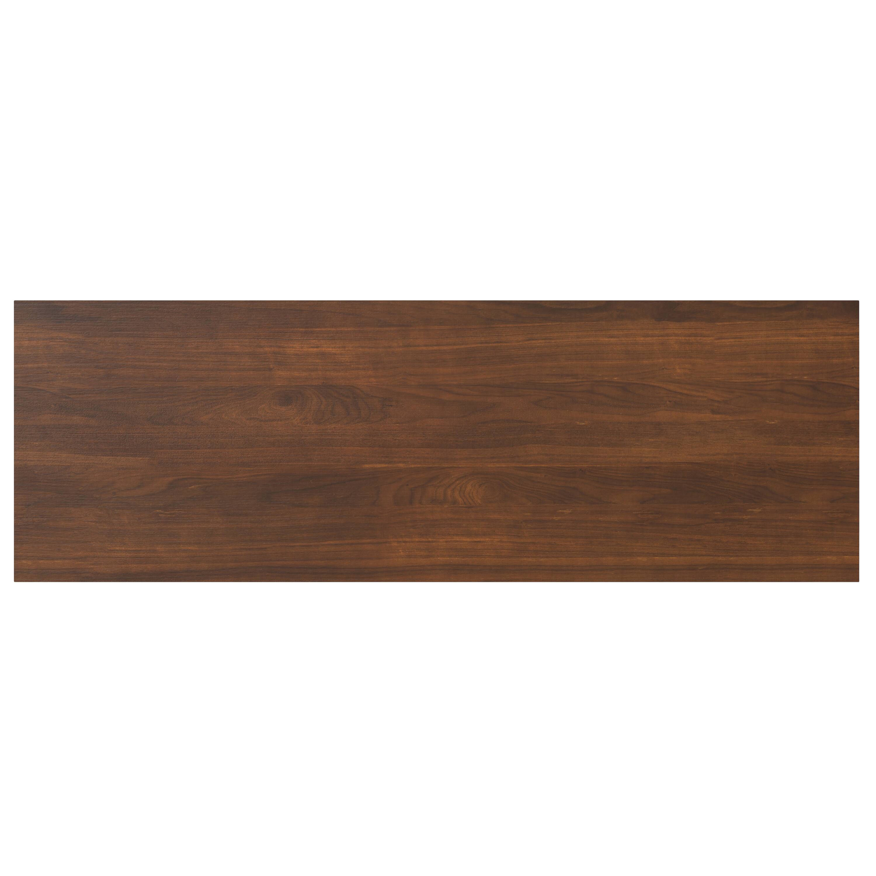 Alt View 1. Simpli Home - Banting SOLID WOOD Industrial 72 inch Wide Desk in Walnut - Walnut Veneer.