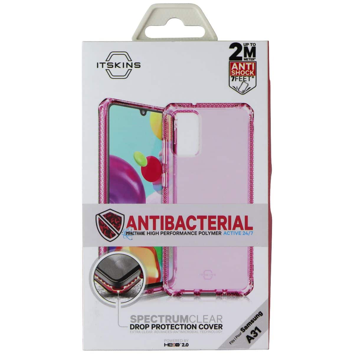Itskins - Spectrum // Clear Case for Samsung Galaxy A31 - Light (Transparent) - Pink price history on PriceWatchPro