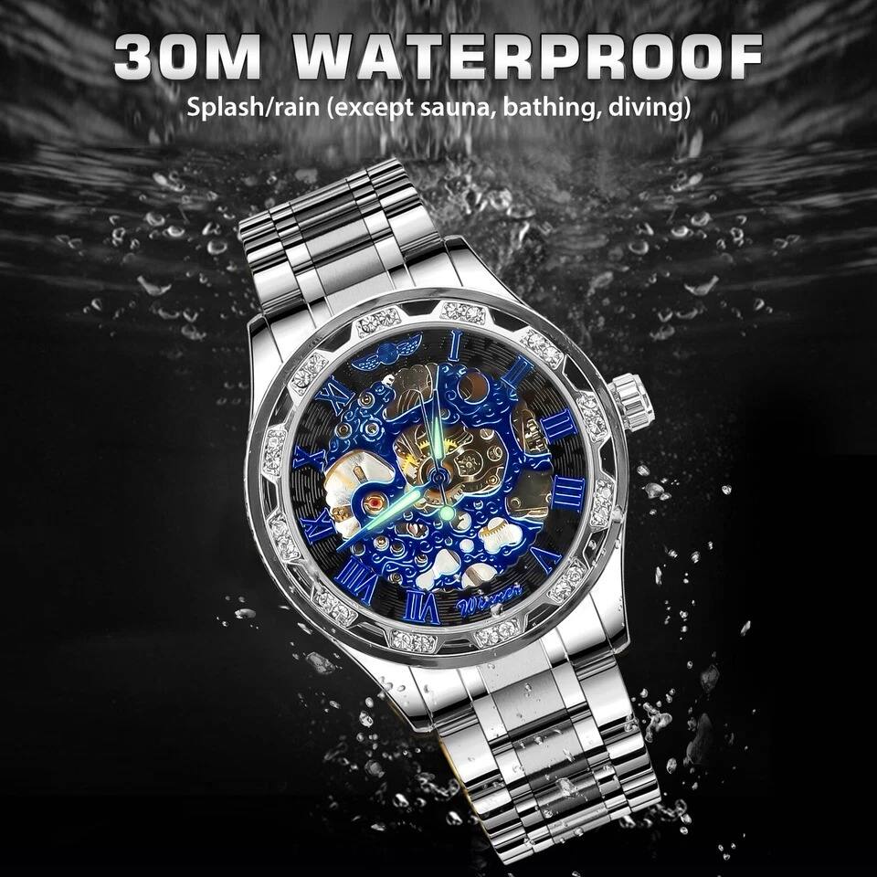 30M WATERPROOF  
Splash/rain (except sauna, bathing, diving)
