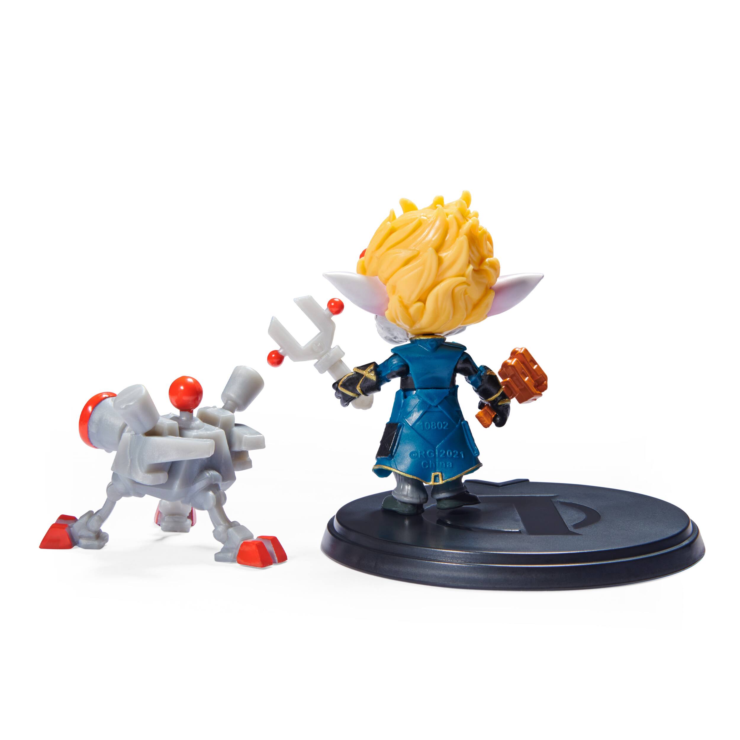Alt View 20. League of Legends - Dual Cities Pack w/ Exclusive Jinx, Heimerdinger, Vi, Caitlyn, Ekko, 4-Inch Figures, Ages 12 and Up.