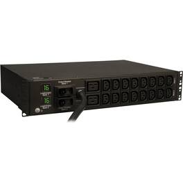 Eaton Tripp Lite Series 7.4kW Single-Phase Local Metered PDU, 230V Outlets (2-C19, 16-C13), IEC-309 230V 32A 12 - Blue