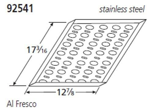 92541 stainless steel 17 3/16 Al Fresco 12 7/8