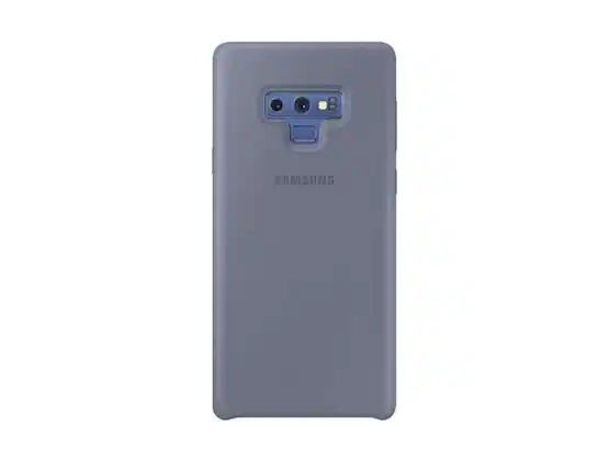 Front. Samsung - Samsung Galaxy Note9 Silicone Cover I Color: Blue - Blue.