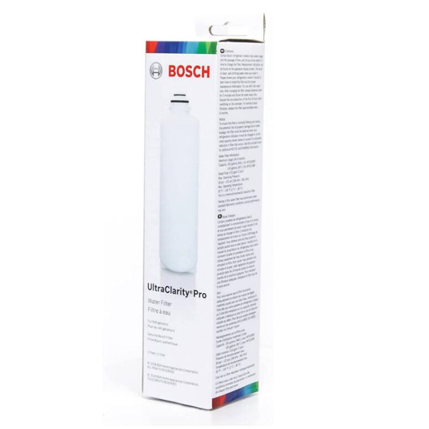 BOSCH UltraClarity Pro Water Filter  
Filtre à eau