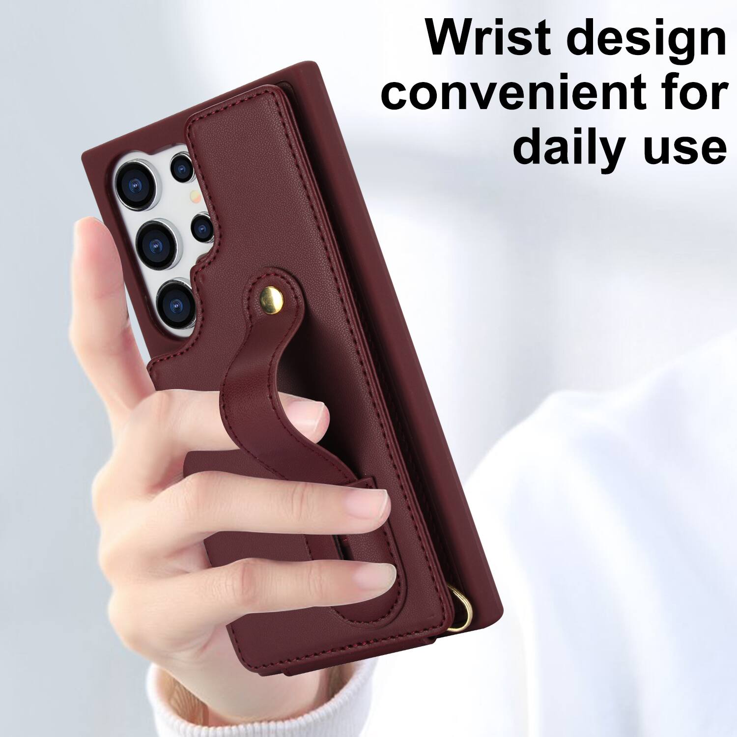 Wrist design convenient for daily use