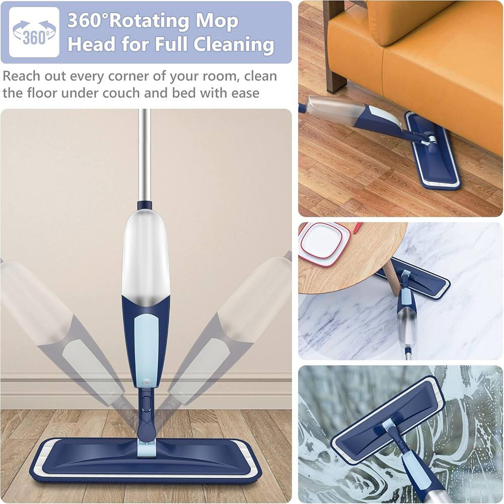 360° Rotating Mop Head for Full Cleaning

Reach out every corner of your room, clean the floor under couch and bed with ease