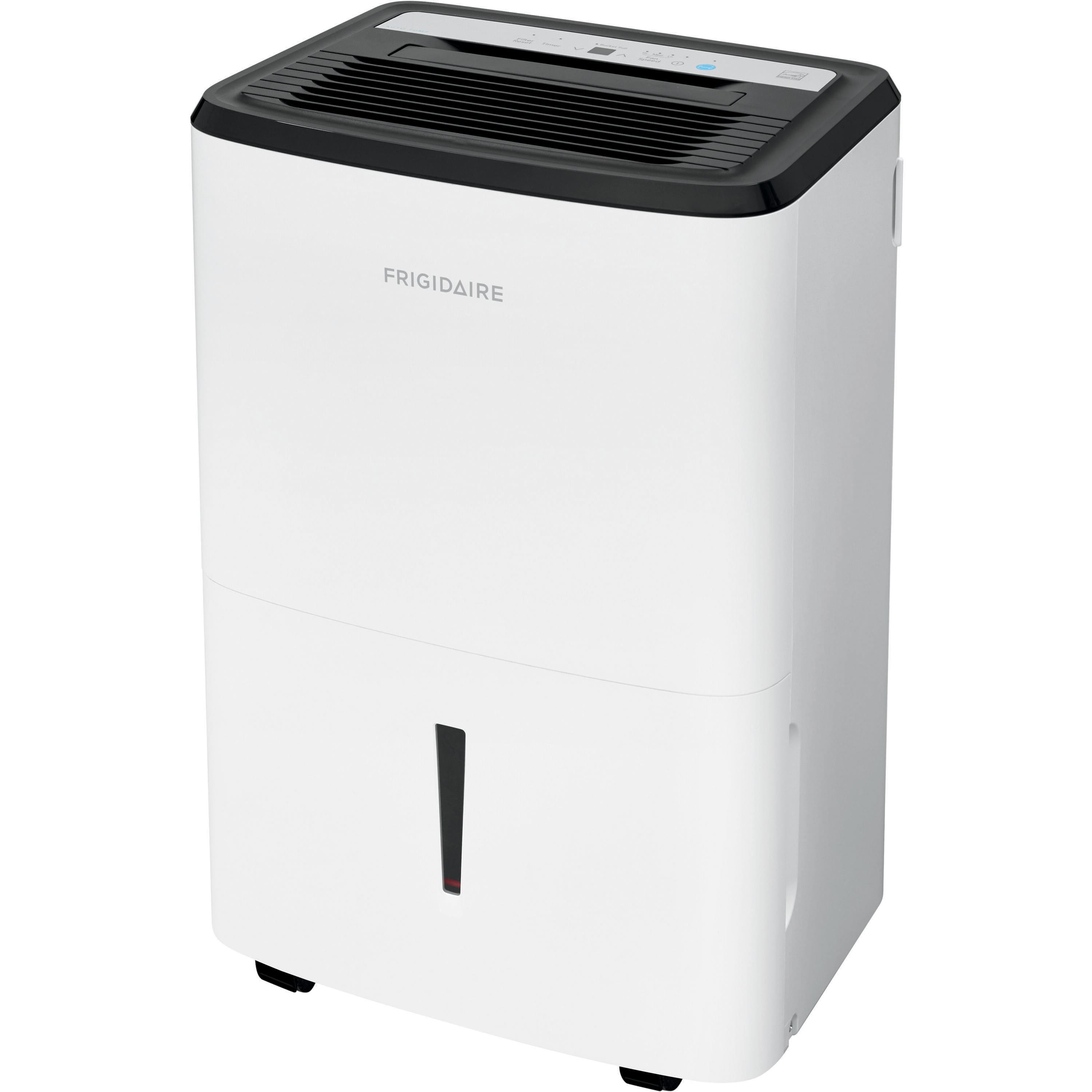 Frigidaire - 50 Pint Dehumidifier with Built-In Pump - White - Front_Zoom