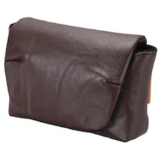Front. Unique Bargains - Digital Camera Storage Bag 7x4.3x2in PU Portable Case for Nikon Fuji Travel Cosmetic Purse - Brown.
