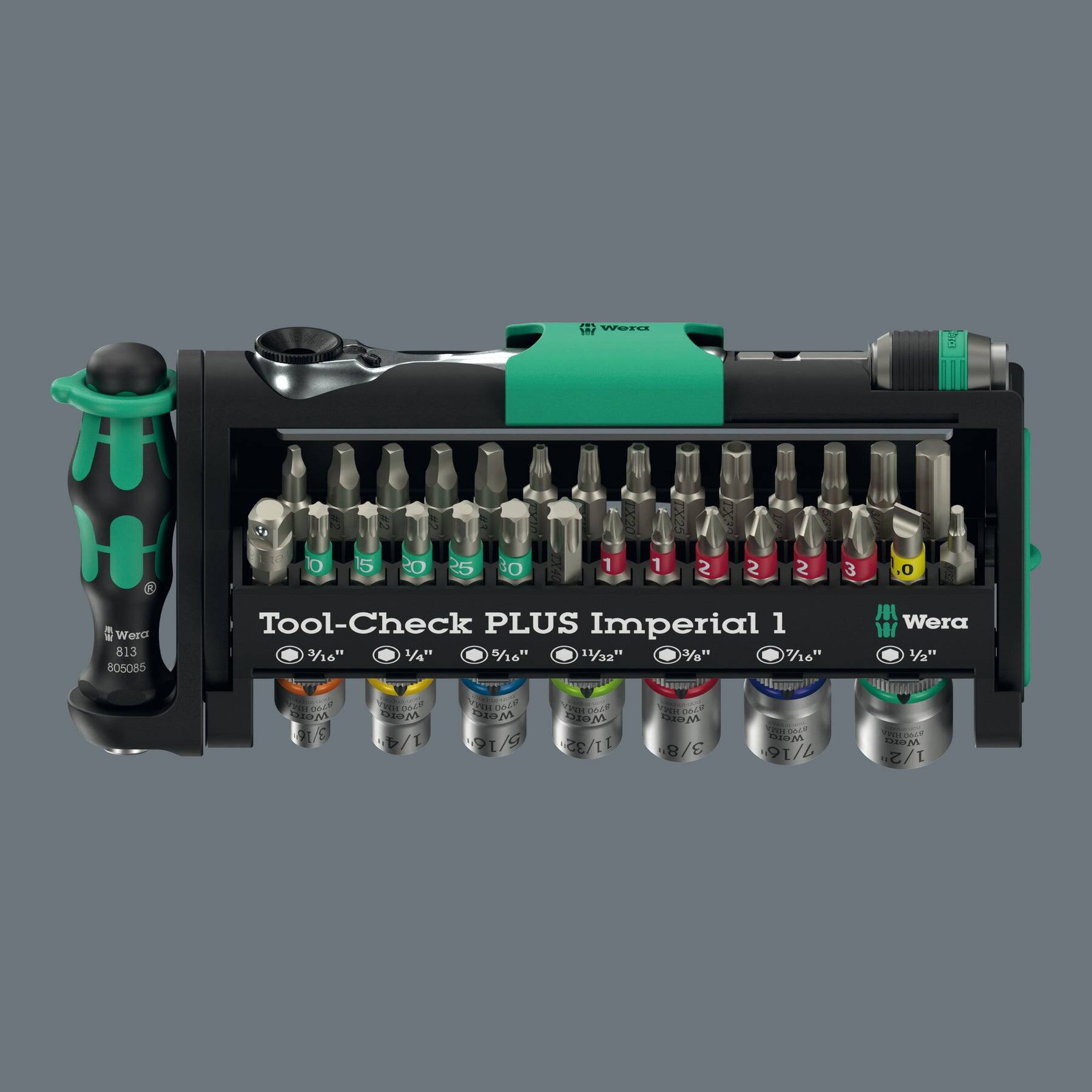 B WEa M  
- I X20 TX25 TX H F O 5 o 25 o 1 1 2 2 2  
Tool-Check PLUS Imperial 1 - Wera 813 10" 14" 1/10" 11/32" 3/8" 7/16" 805085  
Wera W  
CO dd NOM 91/ adidae CUTON P M /1 i ncE PIOM 01/9 EBDOL DM E/11 CONE  
SIOM 3/8 CHIEOSCE dM 91/4 CP 207 MOM 1/2