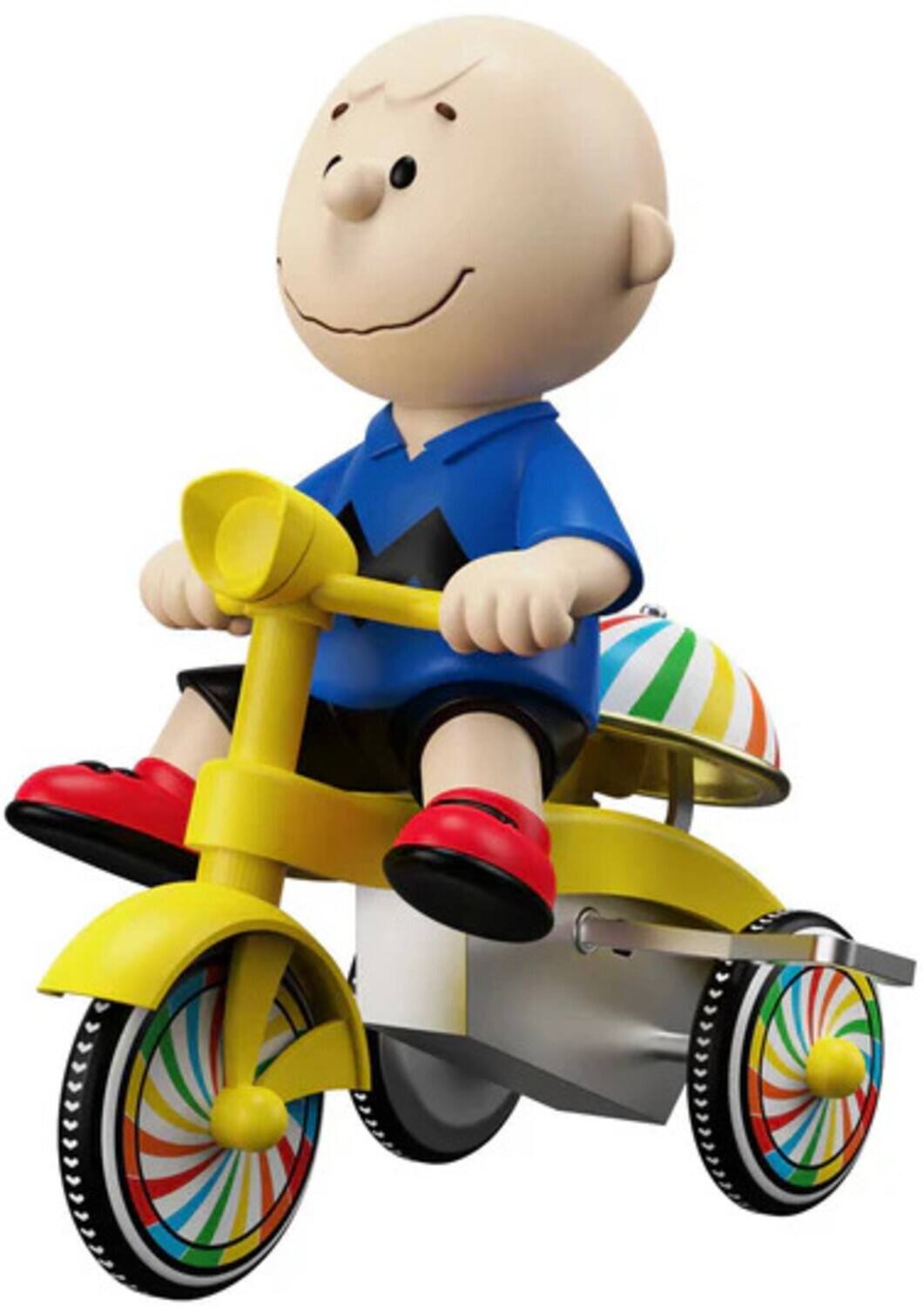 Alt View 3. Super7 - Peanuts Super Cycles - Charlie Brown (Blue w/ Yellow Trike)   - COLLECTIBLES - Multicolor.