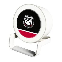 Keyscaper - Georgia Bulldogs Night Light Wireless Charger And Bluetooth Speaker - Multicolor