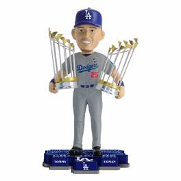 FOCO - Tommy Edman Los Angeles Dodgers Back-to-Back World Series Champions 8" Bobblehead - Multicolor