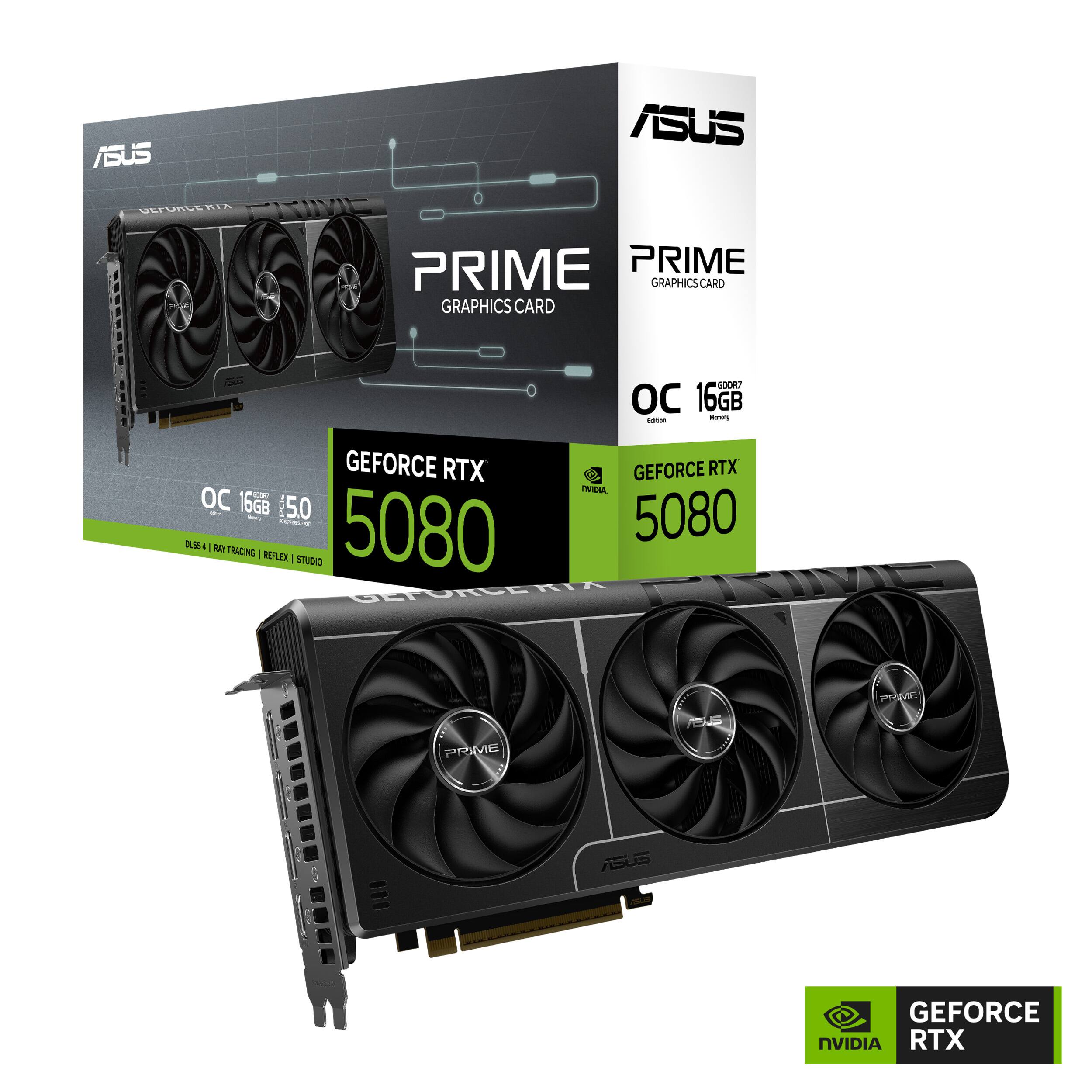 ASUS PRIME GRAPHICS CARD - GEFORCE RTX 5080 OC 16GB