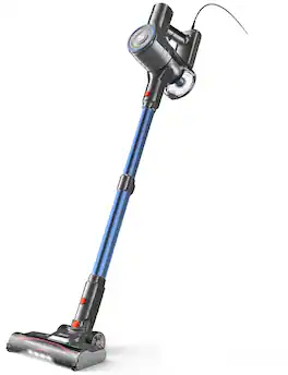 DEVOAC - 23KPa Corded Vacuum Cleaner, 600W Stick Vacuum, Free-Stand 6 in 1 Powerful Lightweight Vacuum - Blue and Red