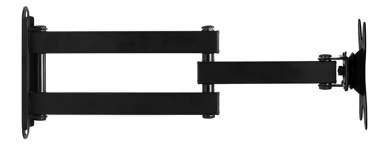 Alt View 8. Mount-It! - Full Motion TV Wall Mount for 19–30" Screens – Swivel, Tilt, Extend, Single-Stud Install, VESA Compatible - Black.