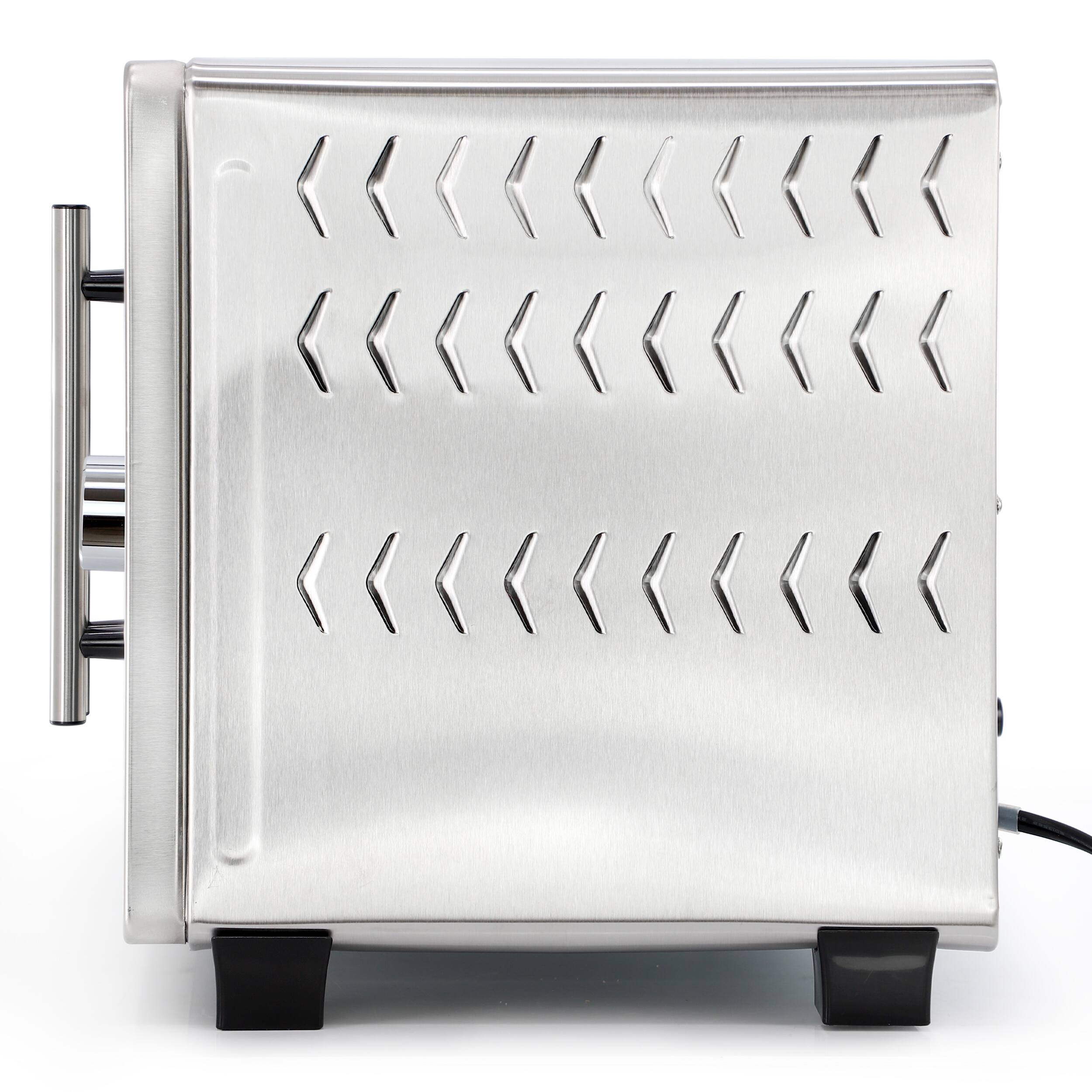 Alt View 4. MegaChef - MegaChef 31.7 Quart Digital French Door Multi-Function Electric Convection Toaster Oven with Rotisserie Set - Silver.