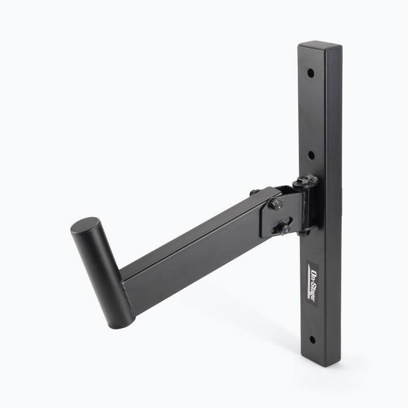 Alt View 3. On Stage Stands - On Stage SS7323B Wall Mount Speaker Bracket, Pair - Black.