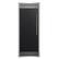Front. Forno Appliances - Maderno 13.6 Cu. Ft. Built-In Convertible Refrigerator-Freezer with Left Swing Door and Vented Decorative Grill - Black/Silver.