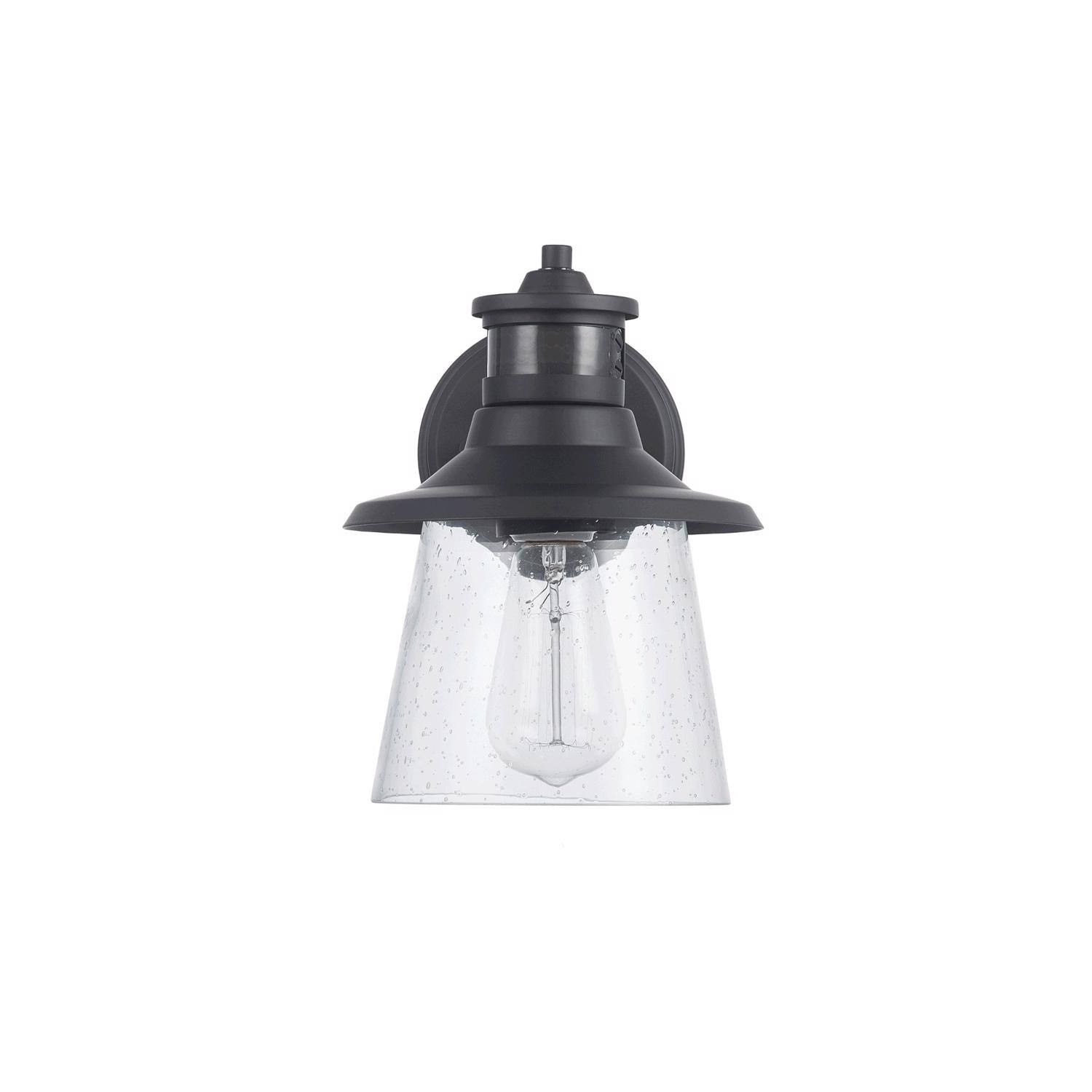 Left. Globe Electric - Globe Electric Juno 1-Light Matte Black Wall Sconce.