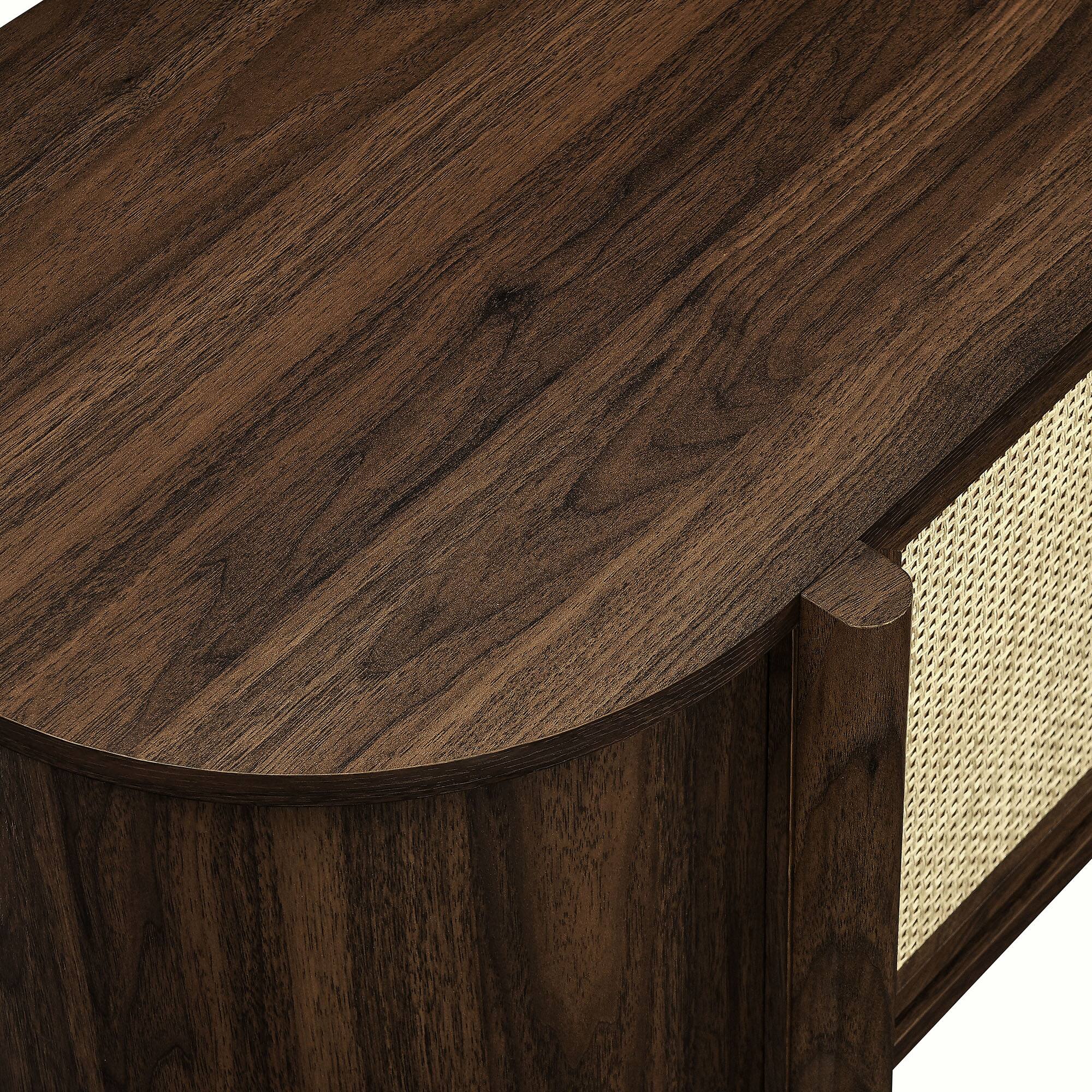 Alt View 4. Modway - Reid 61" TV Stand by Modway - Walnut.