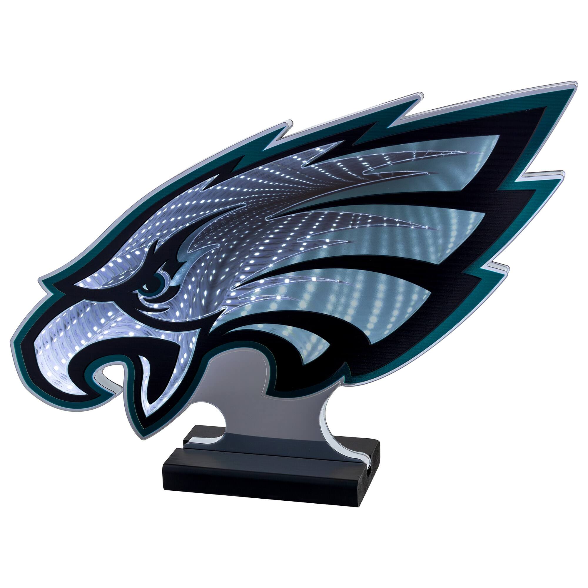 Front. Sporticulture - Philadelphia Eagles LED Infinity Logo Light - Multicolor.