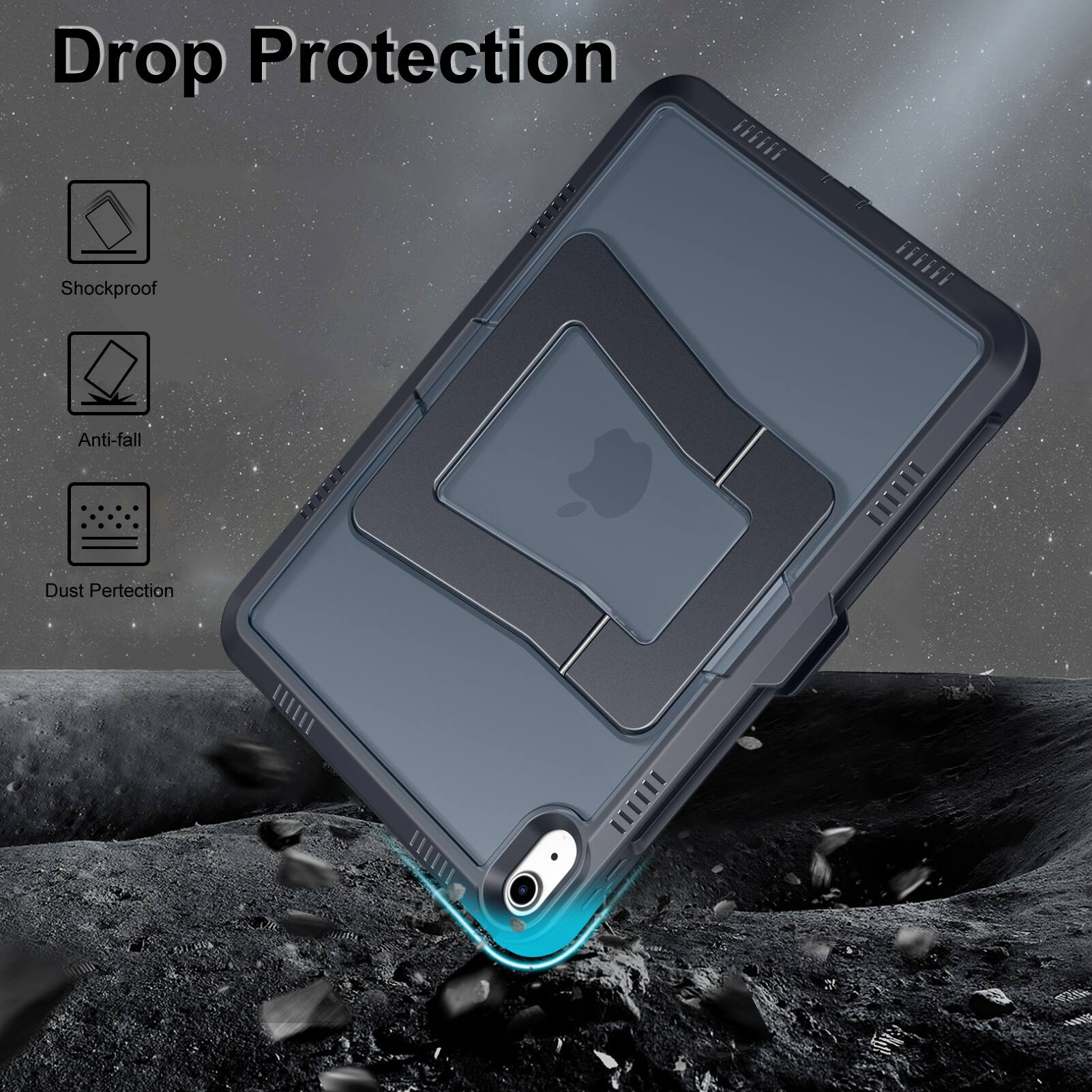Drop Protection

- Shockproof
- Anti-fall
- Dust Protection