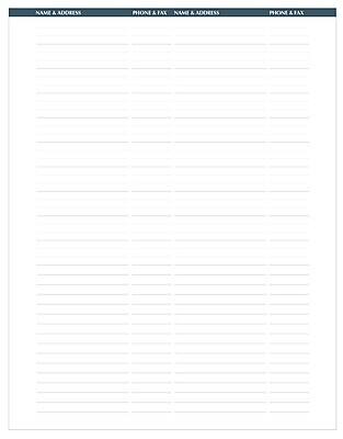 NAME & ADDRESS PHONE & FAX NAME & ADDRESS PHONE & FAX