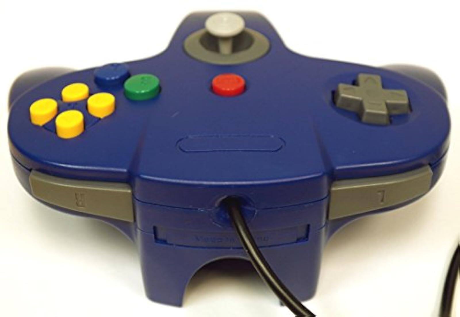 Alt View 1. Mars Devices - Blue Replacement Controller for Nintendo N64 - Blue.