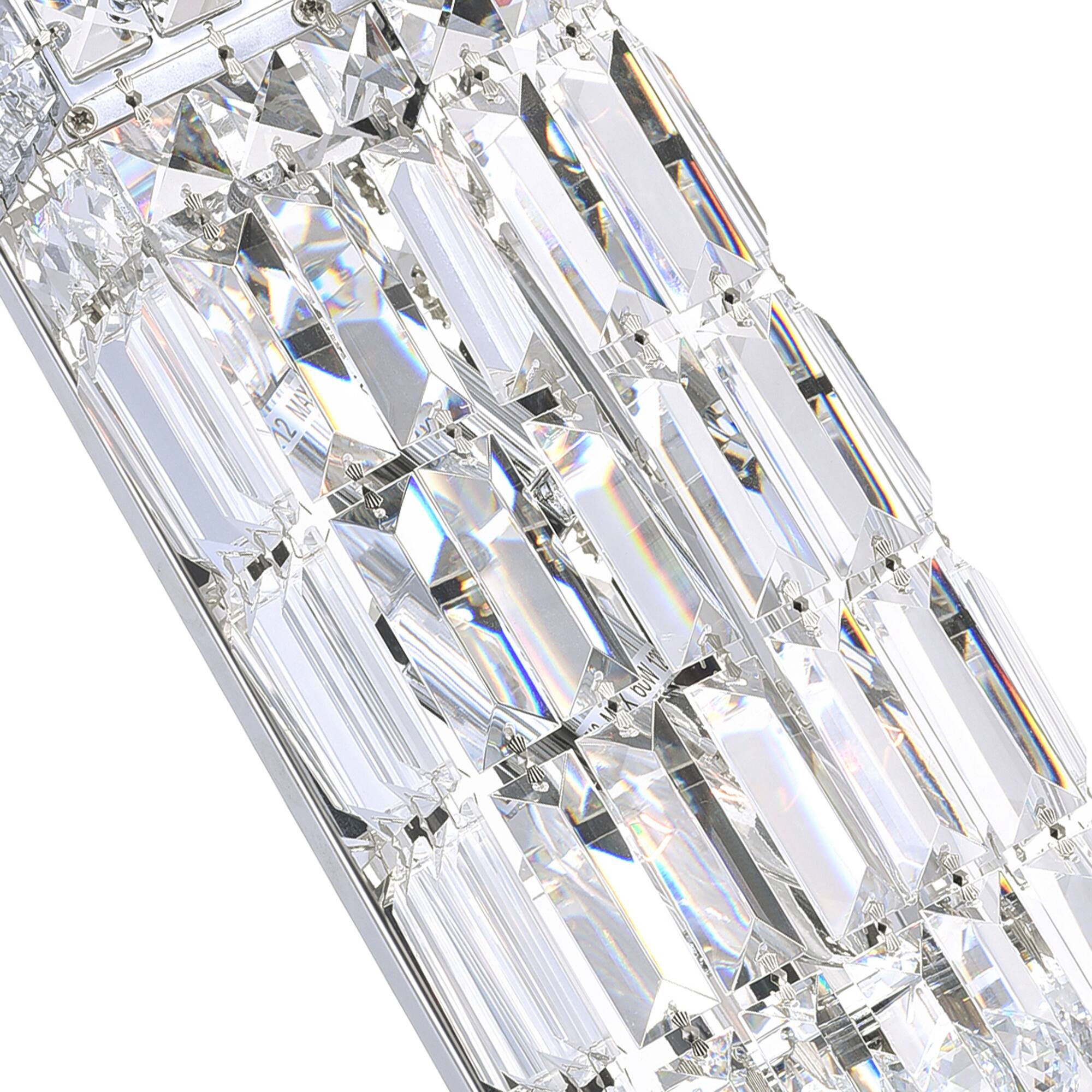 Angle. CWI Lighting - Colosseum 2 Light Bathroom Sconce With Chrome Finish - Chrome.