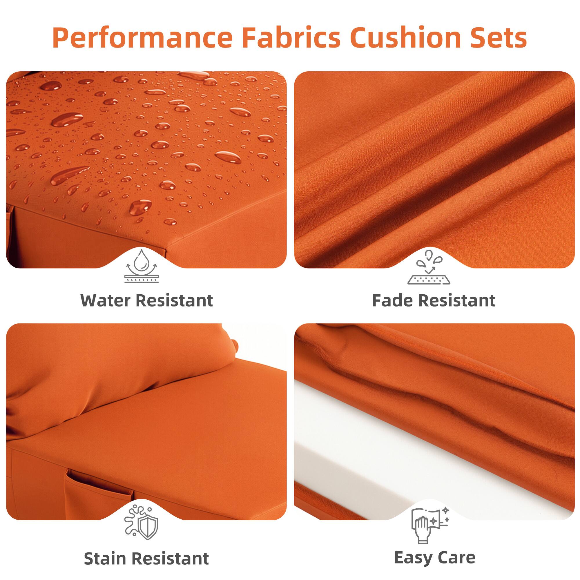 Performance Fabrics Cushion Sets

- Water Resistant
- Fade Resistant
- Stain Resistant
- Easy Care