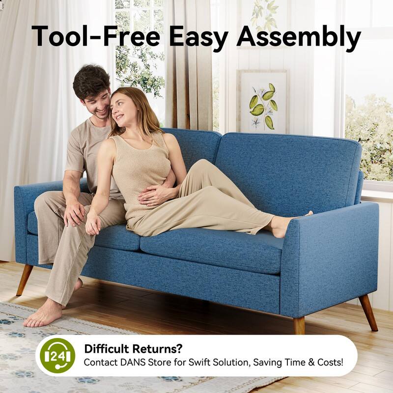 Tool-Free Easy Assembly

Difficult Returns?  
Contact DANS Store for Swift Solution, Saving Time & Costs!