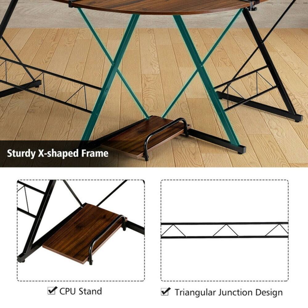 Sturdy X-shaped Frame  
CPU Stand  
Triangular Junction Design
