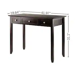 FurniFact - Writing Desk - Coffee