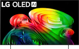 Front. LG - 65" Class B6 Series OLED AI 4K Smart webOS TV (2026).