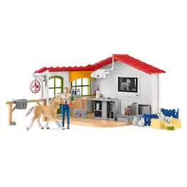 Schleich - Veterinarian Practice With Pets