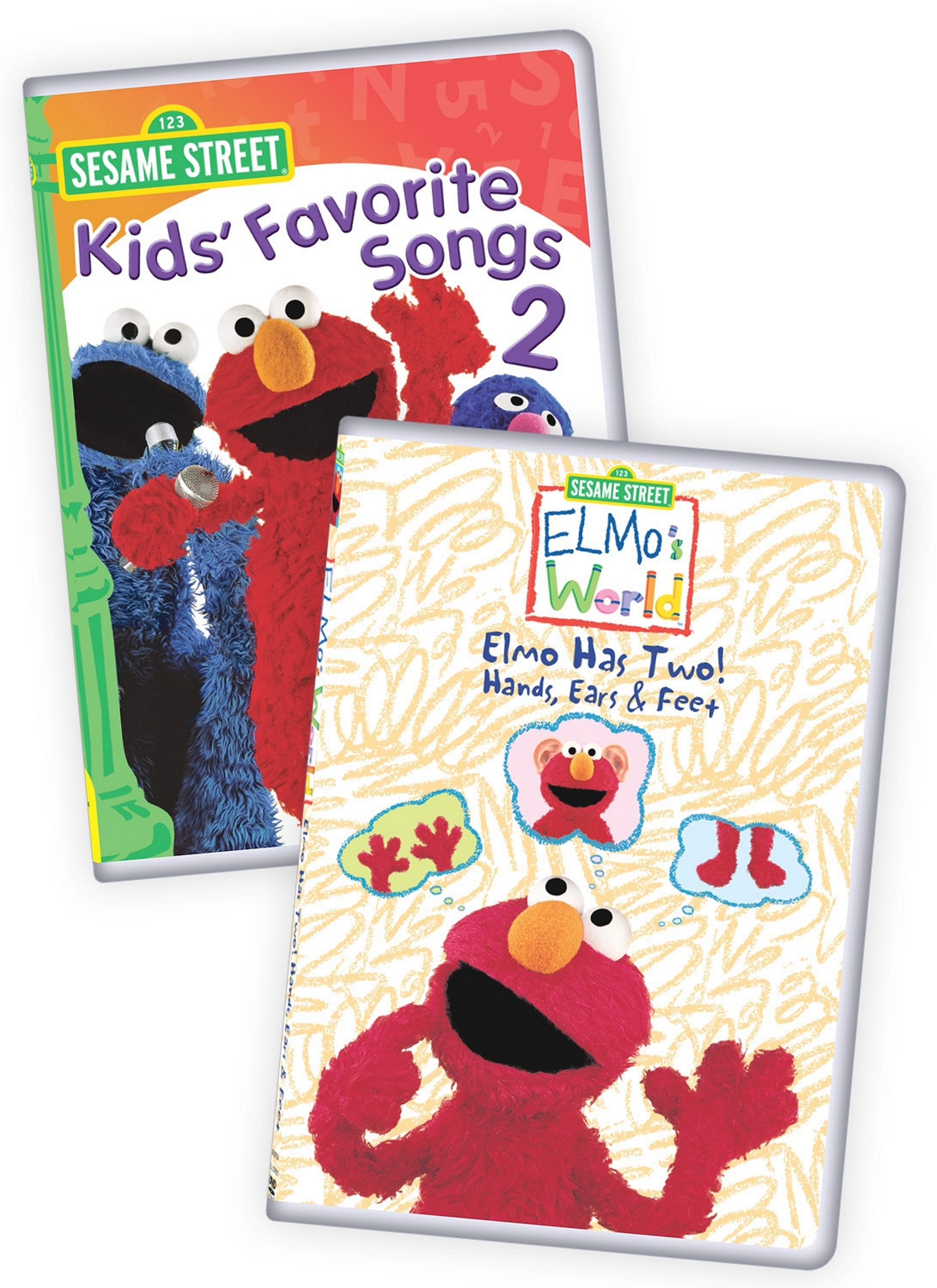 Elmos World Elmo Has Two Hands Ears Feetkids Favorite Songs 2 Dvd - elmos.....