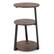 Front. Costway - 1 PCS 3-Tier Round Side Table with Metal Frame & Adjustable Foot Pads Nightstand - Rustic Brown & Black.