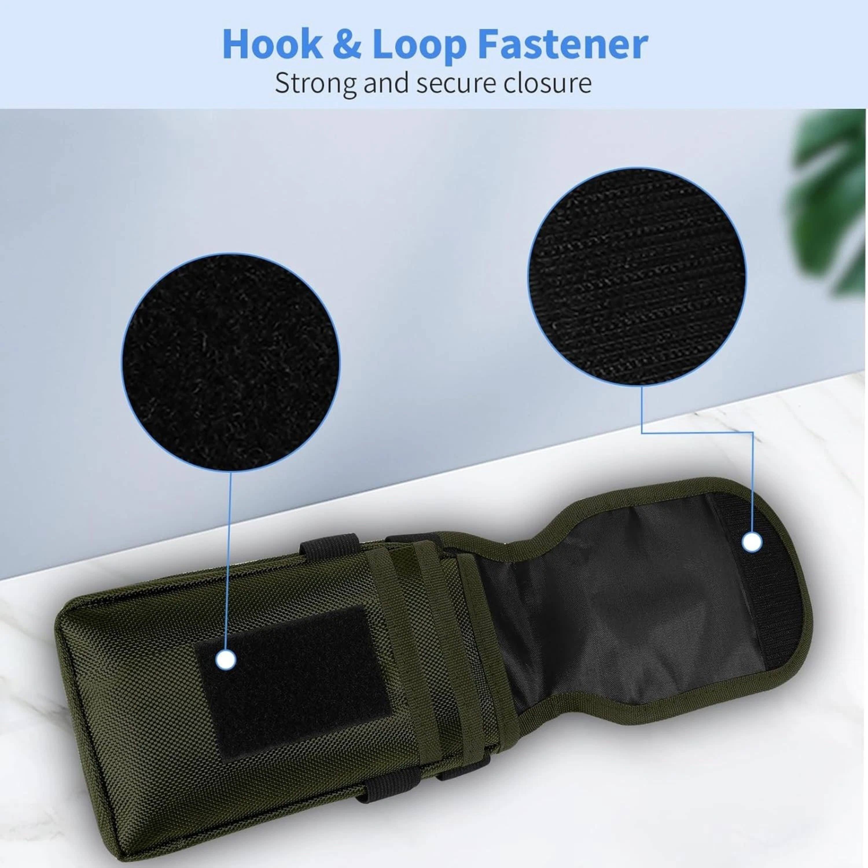 Hook & Loop Fastener  
Strong and secure closure