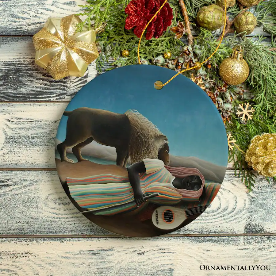 OrnamentallyYou Henri Rousseau the Sleeping Woman Ornament Famous ...