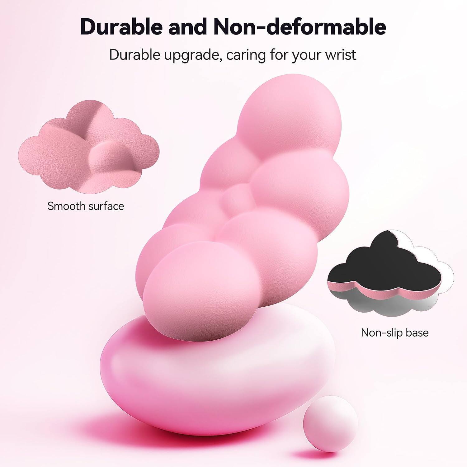 Durable and Non-deformable  
Durable upgrade, caring for your wrist  

Smooth surface  
Non-slip base