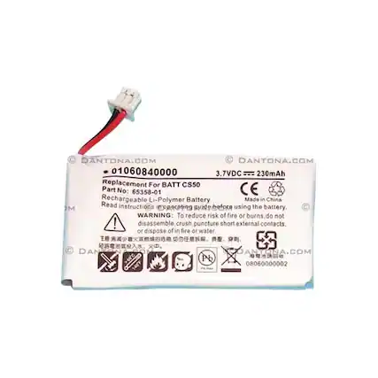 Front. UltraLast - Lithium-Polymer Battery - White.