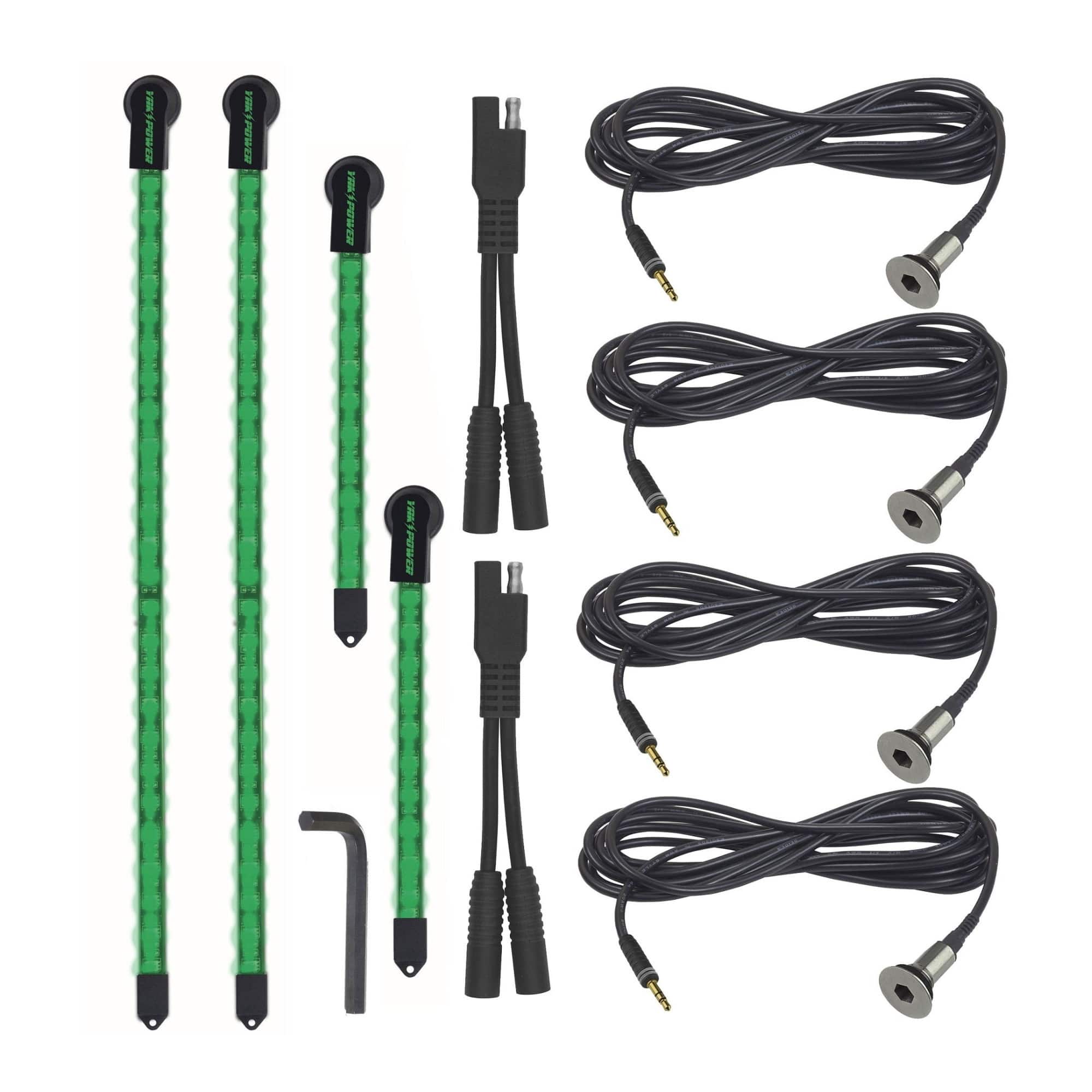 Yak-Power - Complete LED Light Kit (4-Piece, Green)