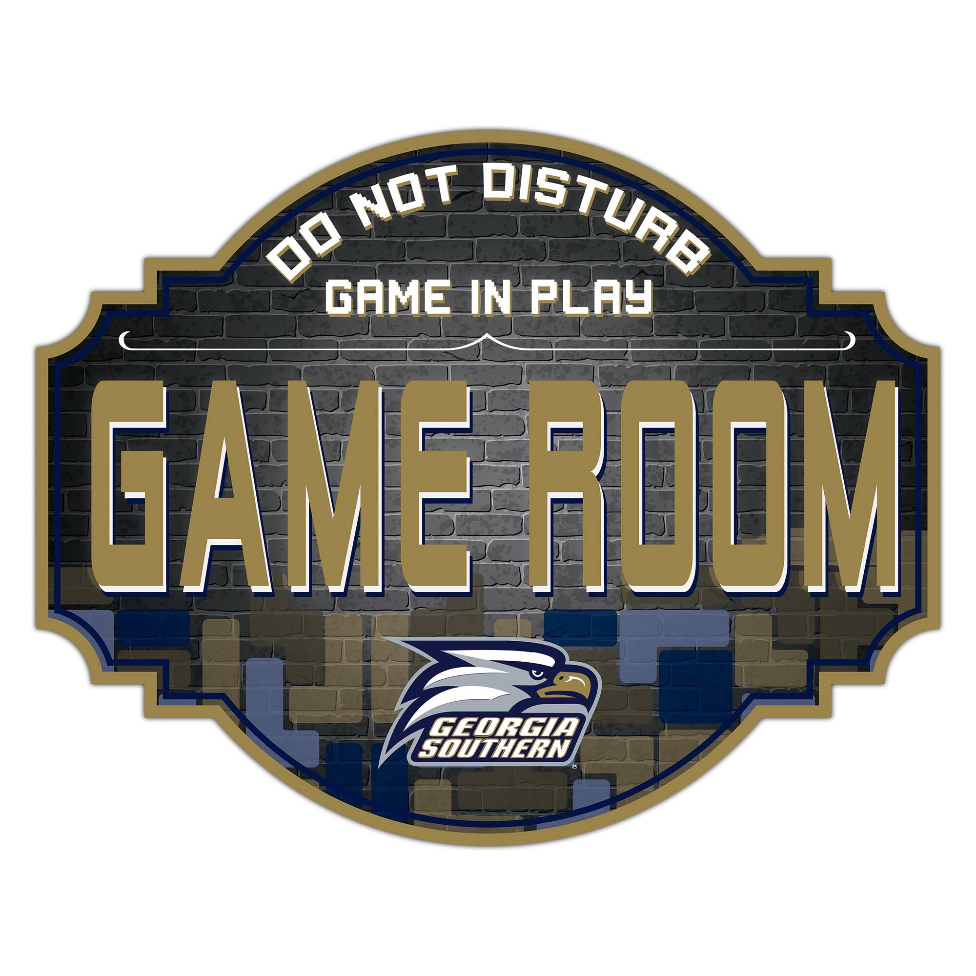 Georgia Southern Eagles 12'' Game Room Tavern Sign