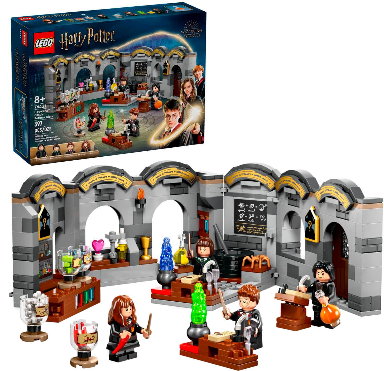 Lego Harry Potter 8+ 76431 Hogwarts Classroom: Potions Class 397 pcs/box.